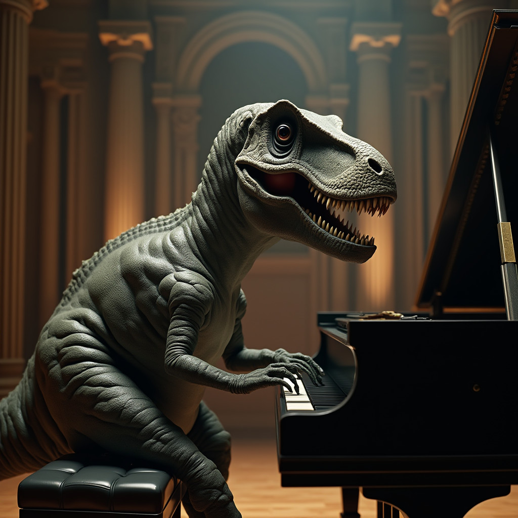 TRex piano